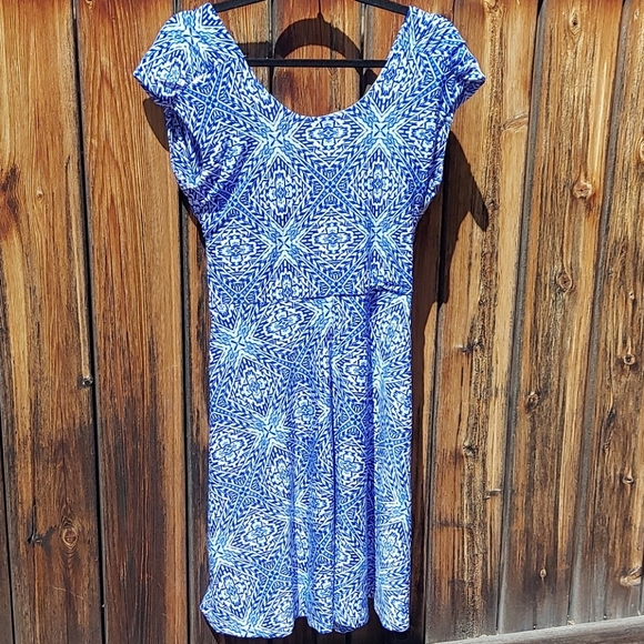 Lava Blue printed dress - Picture 5 of 11